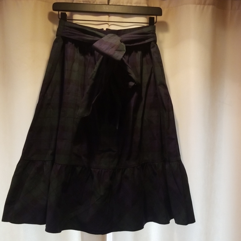 J.Crew Factory Big Bow Midi Skirt